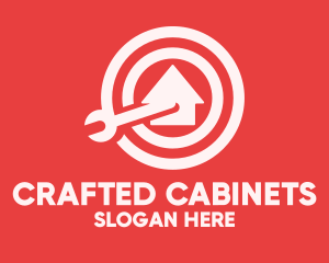 Cabinetry - Home Maintenance Target logo design