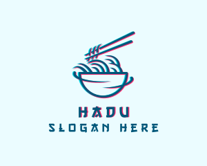 Pho Noodle Soup Ramen Logo