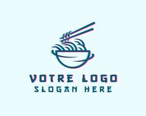 Pho Noodle Soup Ramen Logo