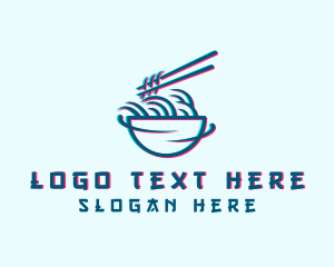 Pho Noodle Soup Ramen Logo