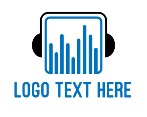 Radio Station - Music Streaming Beat logo design