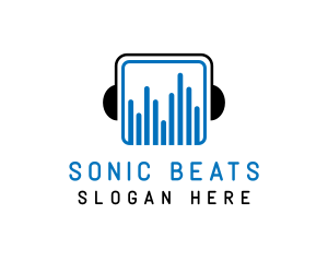 Music Streaming Beat logo design