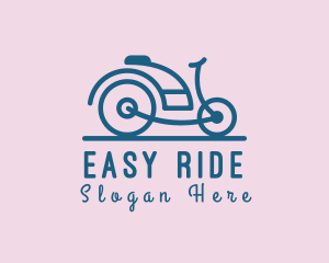 Commute - Electric Bicycle Bike logo design