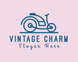 Old Fashioned - Electric Bicycle Bike logo design