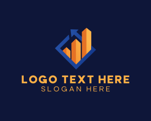 Stocks - Trading Graph Company logo design