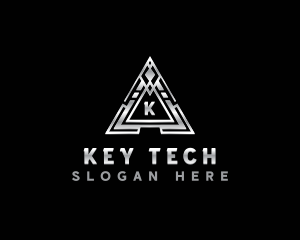 Corporation Triangle Tech logo design