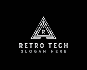 Corporation Triangle Tech logo design