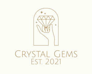 Jeweler Diamond Hand logo design