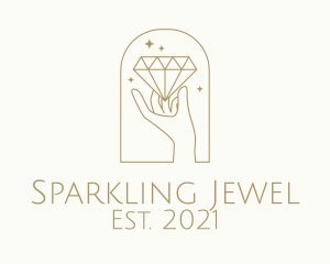 Jeweler Diamond Hand logo design