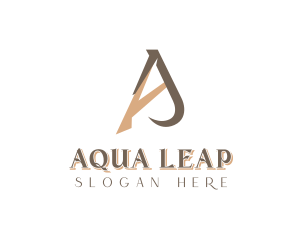 Upscale Studio Letter A logo design