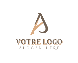 Boutique - Upscale Studio Letter A logo design