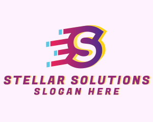 Speedy Letter S Motion Business logo design