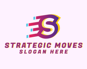 Speedy Letter S Motion Business logo design