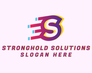 Speedy Letter S Motion Business logo design