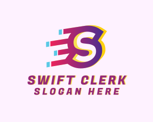 Speedy Letter S Motion Business logo design