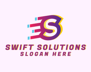 Speedy Letter S Motion Business logo design