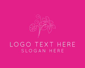 Event Manager - Beauty Flower Garden logo design