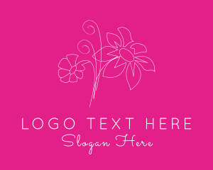 Flower Shop - Beauty Flower Shop logo design