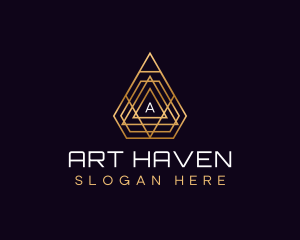 Premium Luxury Triangle logo design