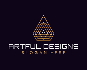 Premium Luxury Triangle logo design