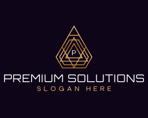 Premium Luxury Triangle logo design