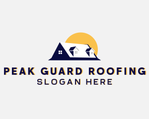 Home Roofing Property logo design