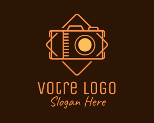 Camera Filter - Orange Digital Camera logo design