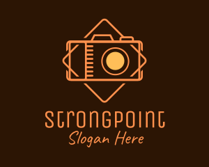 Photographer - Orange Digital Camera logo design