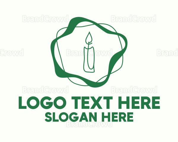 Green Ritual Candle Logo