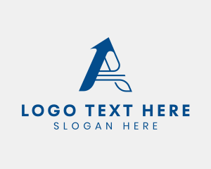 Studio - Generic Arrow Letter A logo design