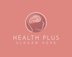 Mental Health Brain logo design