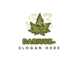 Medical Marijuana - Marijuana Plant Sunglasses logo design