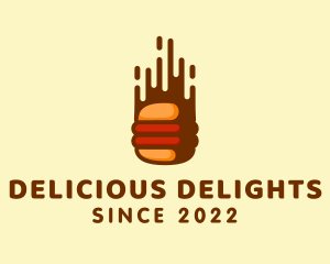 Fast Hamburger Burger logo design