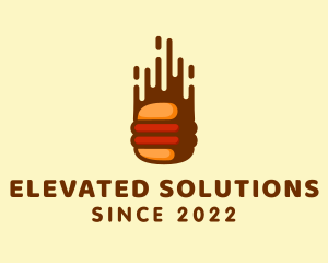 Fast Hamburger Burger logo design