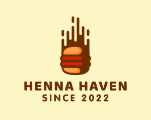 Fast Hamburger Burger logo design