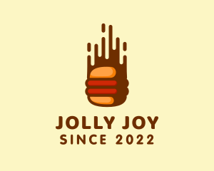 Fast Hamburger Burger logo design