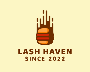 Fast Hamburger Burger logo design