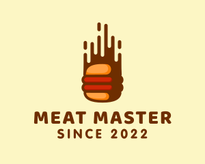 Fast Hamburger Burger logo design