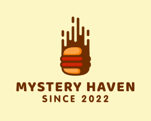 Fast Hamburger Burger logo design