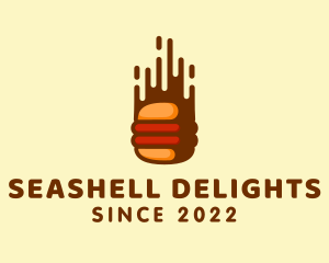 Fast Hamburger Burger logo design