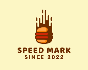 Fast Hamburger Burger logo design