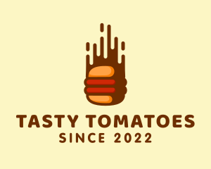 Fast Hamburger Burger logo design