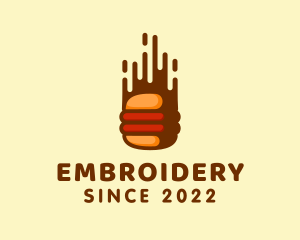 Fast Hamburger Burger logo design