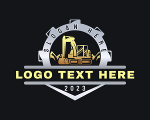 Excavator - Builder Machine Excavator logo design