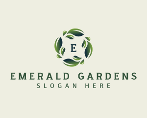 Eco Leaf Gardening logo design