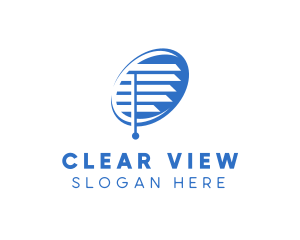 Window Blinds Decor logo design