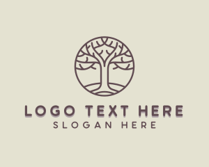 Gardening - Tree Branch Gardening logo design