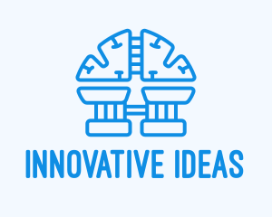 Blue Brain Factory logo design