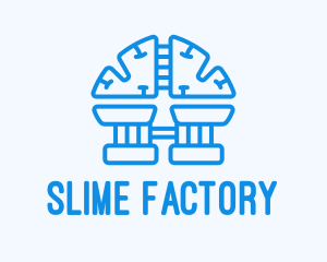 Blue Brain Factory logo design