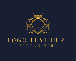 Gold - Luxury Crown Royalty logo design